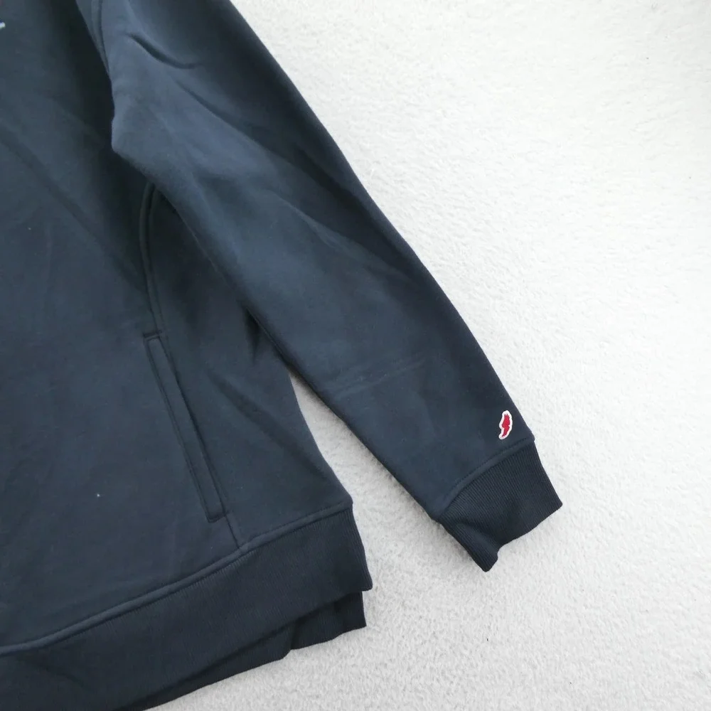 League Hoodie Womens Medium Pikes Peak Colorado Navy Blue Recycled Cotton‎ Blend